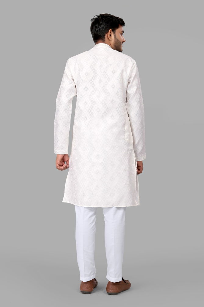 Pintex jacquard 1 Mens Kurta Pajama Manufacturers